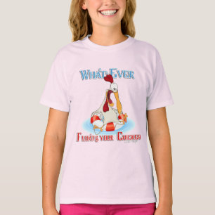 Camiseta O que flutuar no seu frango