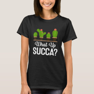 Camiseta O que foi, Succa, a planta de trocadilhos da mãe C