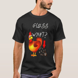 Camiseta O que frango feliz encara o pobre fazendeiro