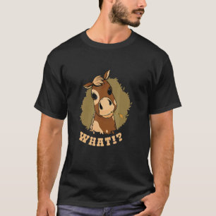 Camiseta O que Gráfico Amante de Cavalos Equitação Cavaleir