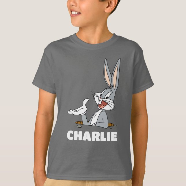 Camiseta O QUE HÁ DE DOC?™ INSETOS BUNNY™ Rabbit Hole (Frente)