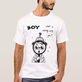 Camiseta O que há de errado com você?