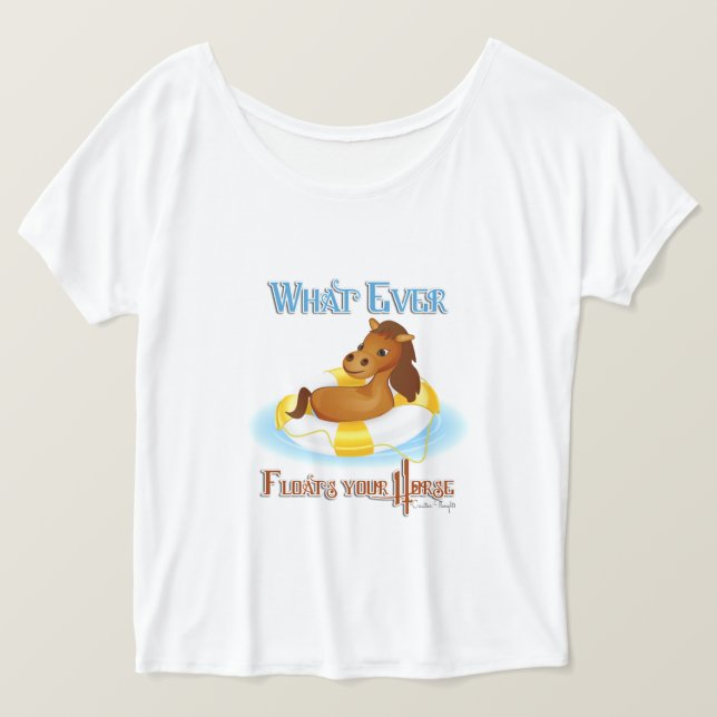 Camiseta O Que Influenciar Seu Cavalo 2 (Frente do Design)