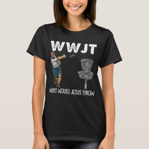 Camiseta O Que Jesus Jogaria O Natal No Disco WWJT Golf Ch