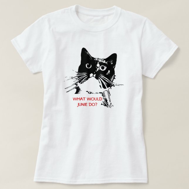 Camiseta O que Junie faria o t-shirt (Frente do Design)
