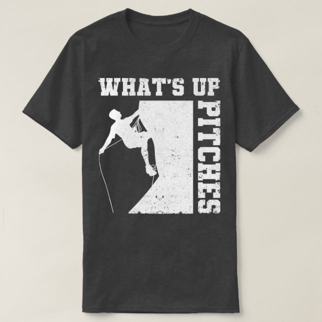 Camiseta O Que Leva A Montanha Engraçada? (Frente do Design)