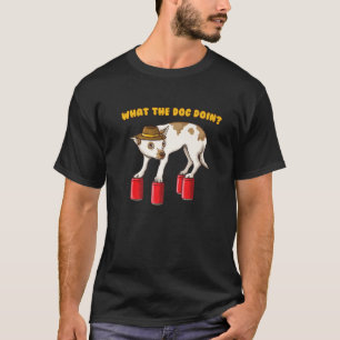 Camiseta O Que O Cachorro Está Fazendo?