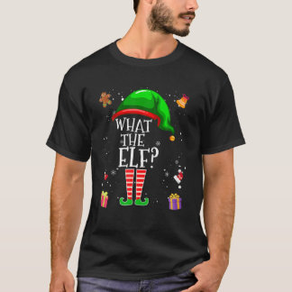 Camiseta O Que O Grupo Elf Dão De Natal Da Família?
