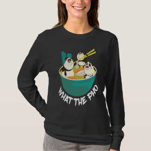 Camiseta O Que O Pho Panda Pho Bowl Comida Trocadilho Comid