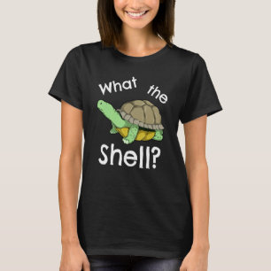 Camiseta O que o Trocadilho de Casca Piada Tartaruga Amante