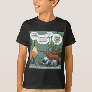 Camiseta O que os cães temem Rick London Engraçado