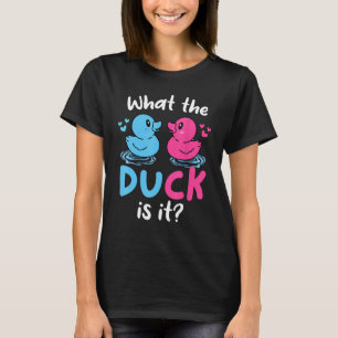 Camiseta O que os patos são, Baby Gender revelação party ba
