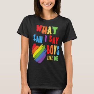 Camiseta O que posso dizer para meninos como eu, Rainbow He
