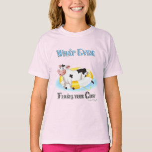 Camiseta O Que Quer Que Chegue Sua Vaca