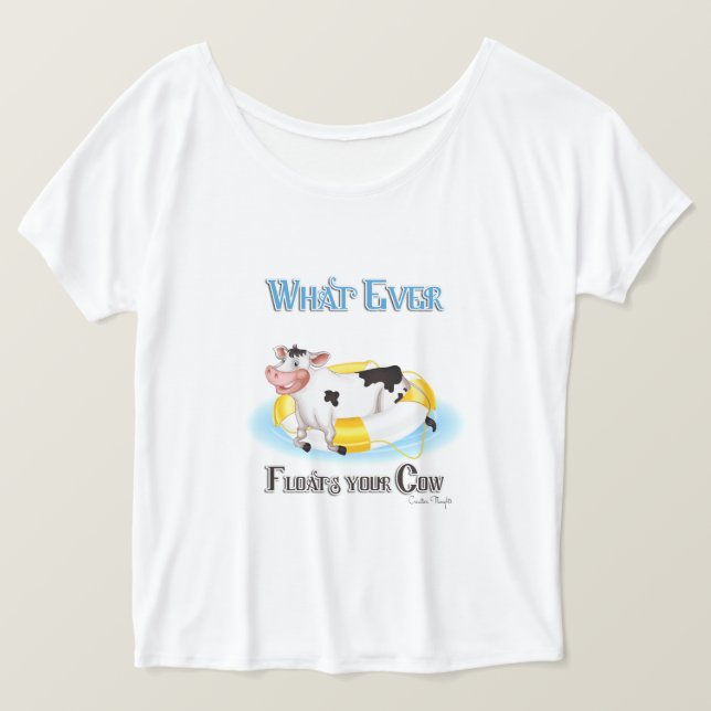 Camiseta O Que Quer Que Chegue Sua Vaca (Frente do Design)