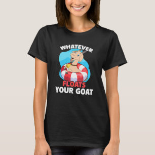Camiseta O que quer que flutue seu Bode Viagem de Flutuação