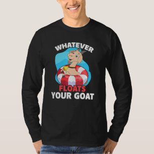 Camiseta O que quer que flutue seu Bode Viagem de Flutuação