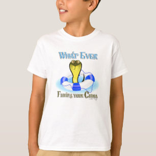 Camiseta O Que Quer Que Flutue Seu Cobra
