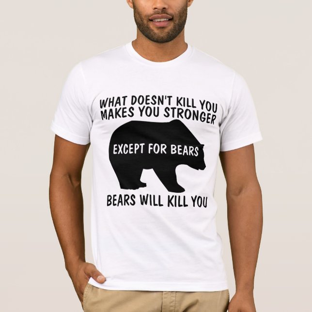 CAMISETA O QUE QUER QUE NÃO MATAR VOCÊ FAZ VOCÊ SE TORNAR M (Frente)