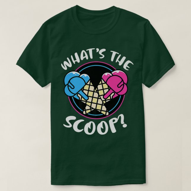 Camiseta O Que Revela O Gênero Da Coluna (Frente do Design)