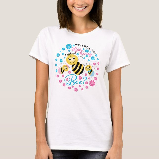 Camiseta O Que Revelará O Pequeno Sexo De Bee (Frente)