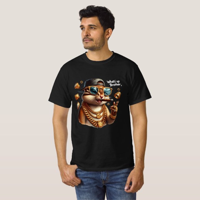 Camiseta o que se passa, irmão (B) (Frente Completa)