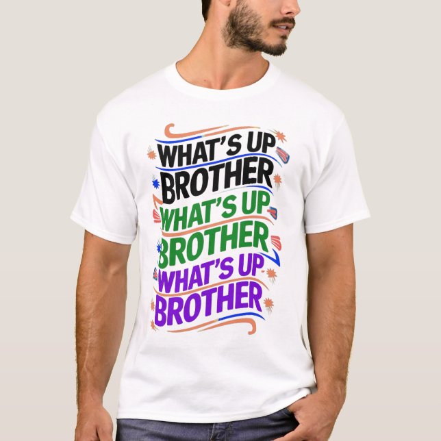 Camiseta o que se passa, irmão (D) (Frente)