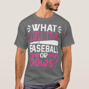 Camiseta O Que Será A Revelação De Gênero De Baseball Ou Ar