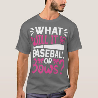 Camiseta O Que Será A Revelação De Gênero De Baseball Ou Ar