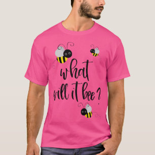 Camiseta O Que Será Que O Gênero Revelará Ele Ou Ela Menina