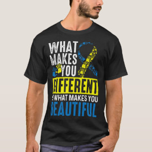 Camiseta O que te torna diferente é o que te torna linda