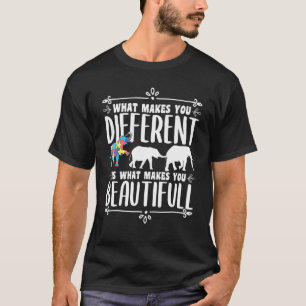 Camiseta O Que Te Torna Diferente Mês do Autismo