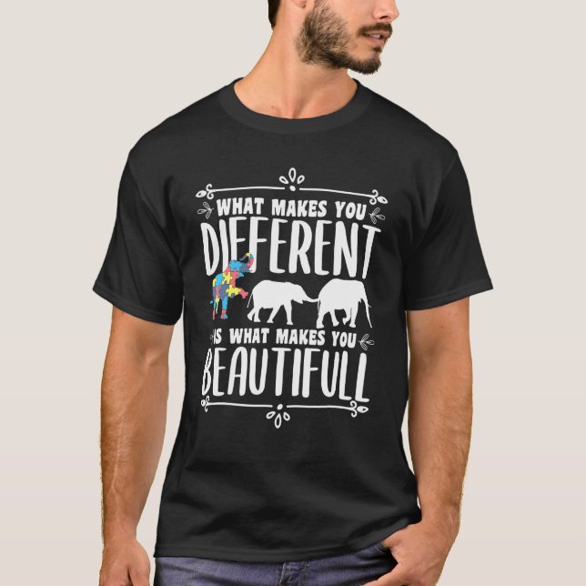 Camiseta O Que Te Torna Diferente Mês do Autismo (Frente)