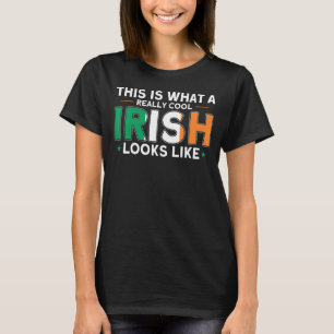 Camiseta O Que Um Irlandês Realmente Legal Parece Com A Ban