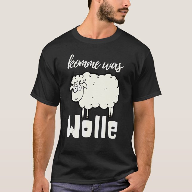 Camiseta O Que Veio Foi Lã, Lã, Lã, Lã, Tubo De Lã, Sewing  (Frente)