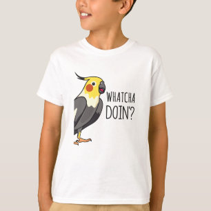 Camiseta O que você está fazendo, papagaio está te obser