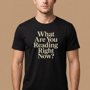 Camiseta O Que Você Está Lendo Agora?