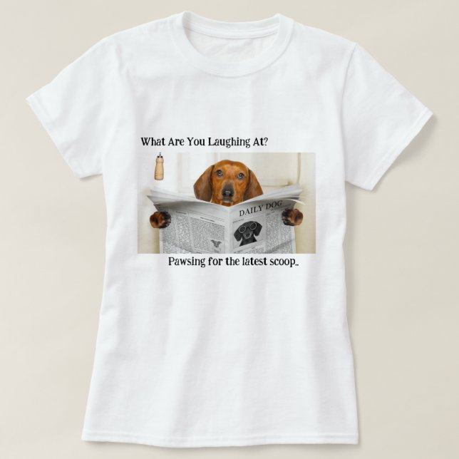 Camiseta O Que Você Está Rindo? (Frente do Design)