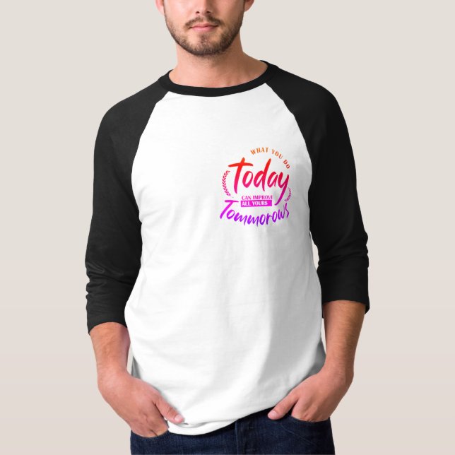 Camiseta O que você faz hoje (Frente)