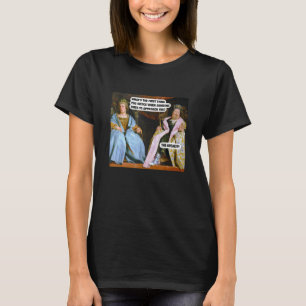 Camiseta O que você percebe quando alguém se aproxima de vo