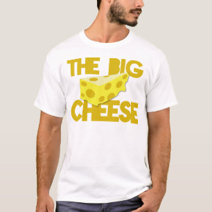 Camiseta O QUEIJO GRANDE o design do chefe com queijo!