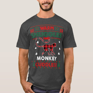 Camiseta O Quente Snuggles Mackey Lover Oferece Xmas Fingen