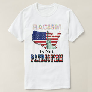 Camiseta O RACISMO Não É PATRIOTISMO
