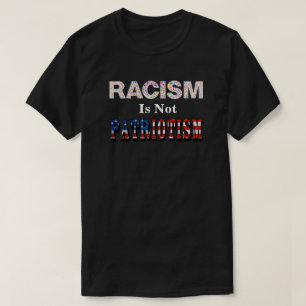 Camiseta O RACISMO Não É PATRIOTISMO
