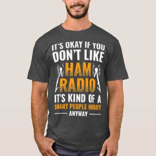 Camiseta O rádio Ham É Um Código Morse De Hobby Smart Pe