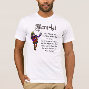 Camiseta O radioamador Hamlet "seja" t-shirt verdadeiro das