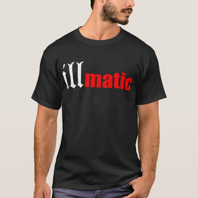 Camiseta O rap DJ do Nas Hip Hop de Illmatic prende o (Frente)