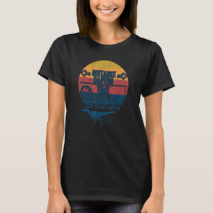 Camiseta O Raptor de distância ao longo do tempo é igual ao