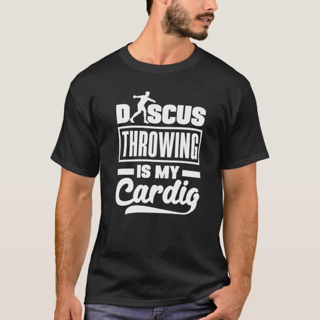 Camiseta O Rastreador De Disco E O Lançamento De Disco De C (Frente)