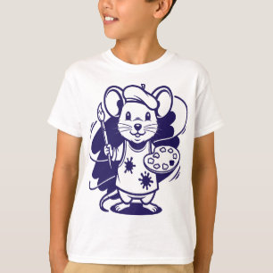 Camiseta O rato artista